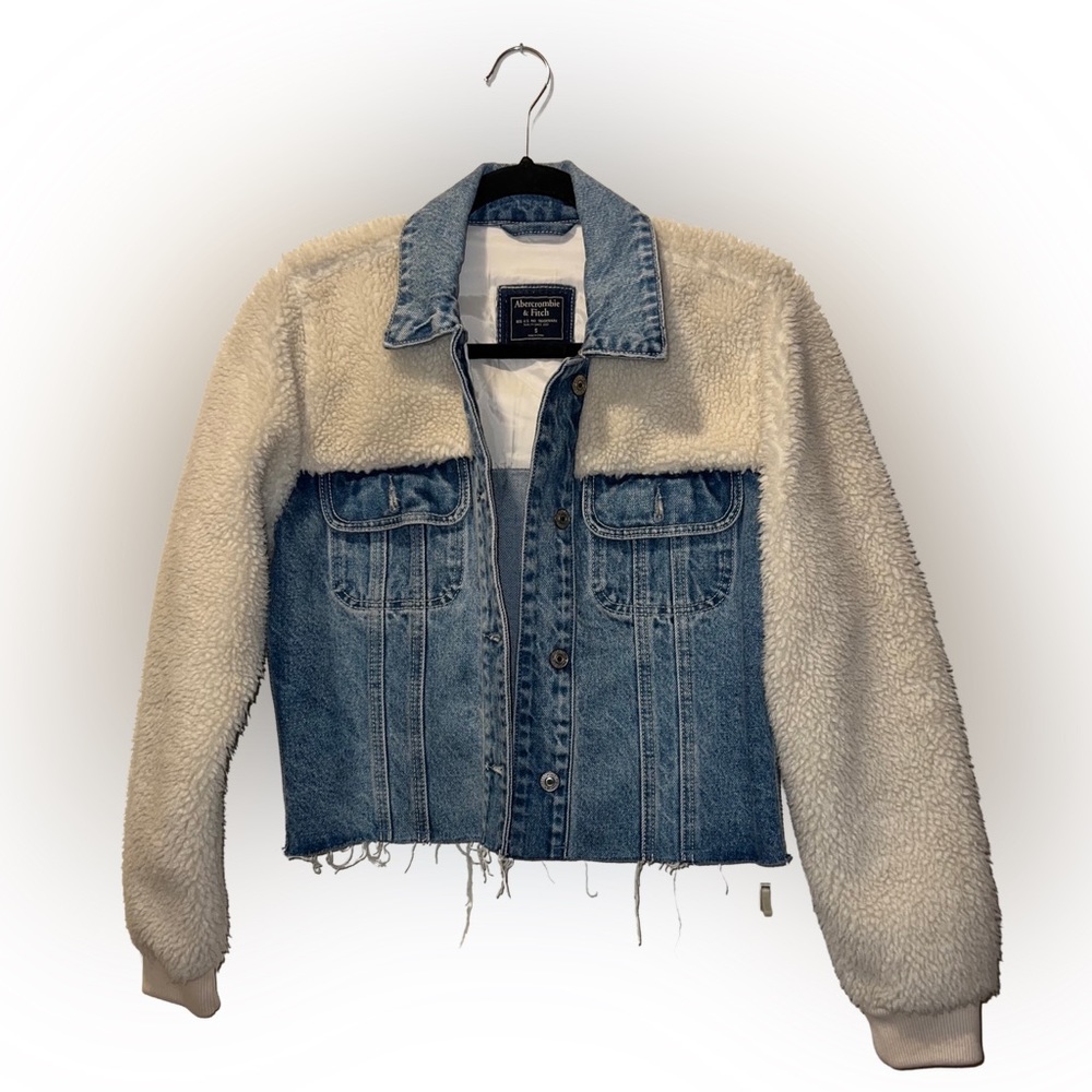 Abercrombie & Fitch - Denim/ Sherpa Jacket